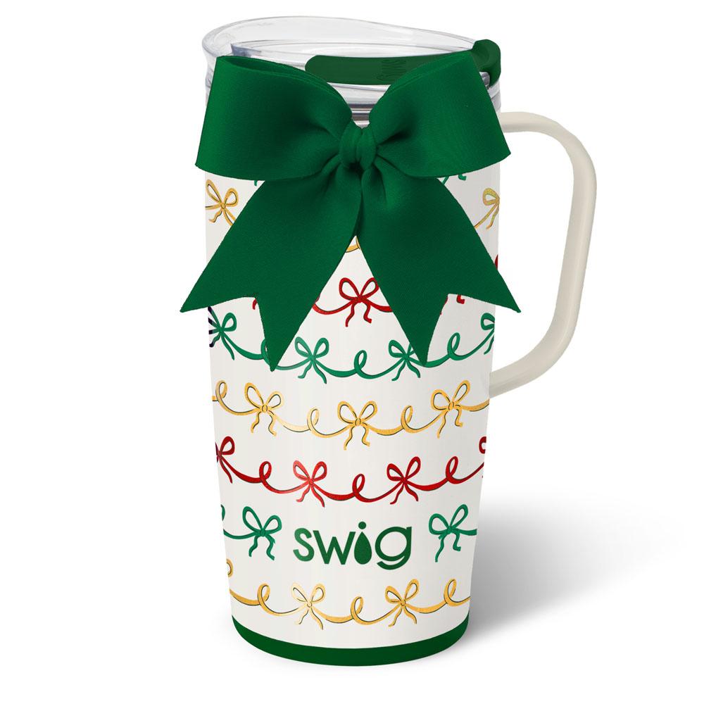Christmas Bows Travel Mug 22oz