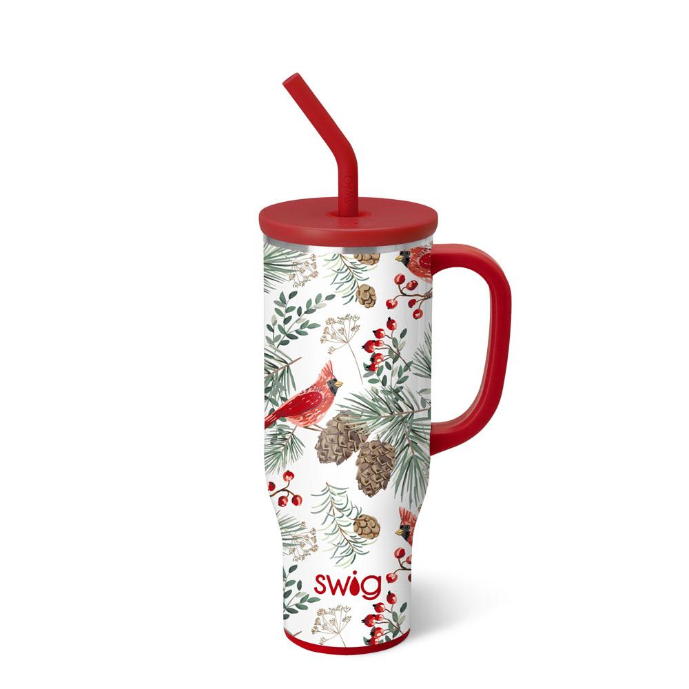 Winter Cardinals Mega Mug 30oz