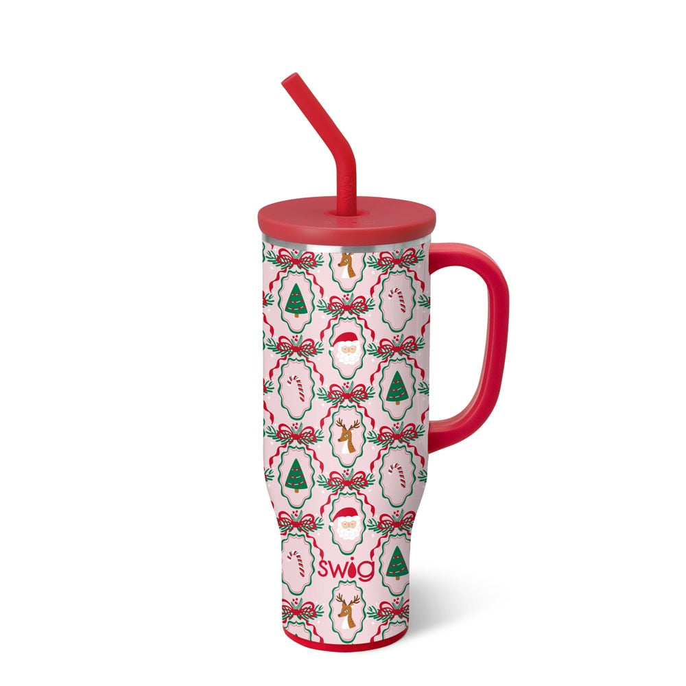 Christmas Cameos Mega Mug 30oz