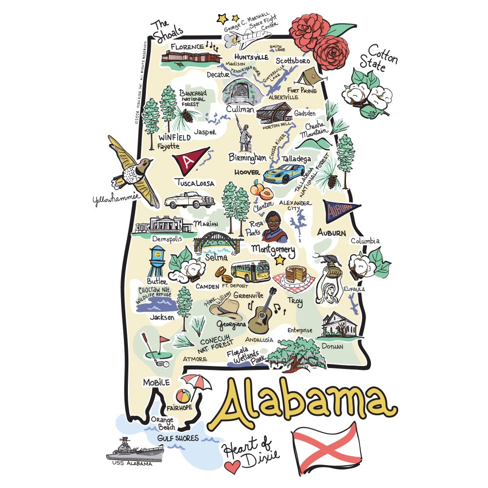 Alabama Mega Mug 40oz