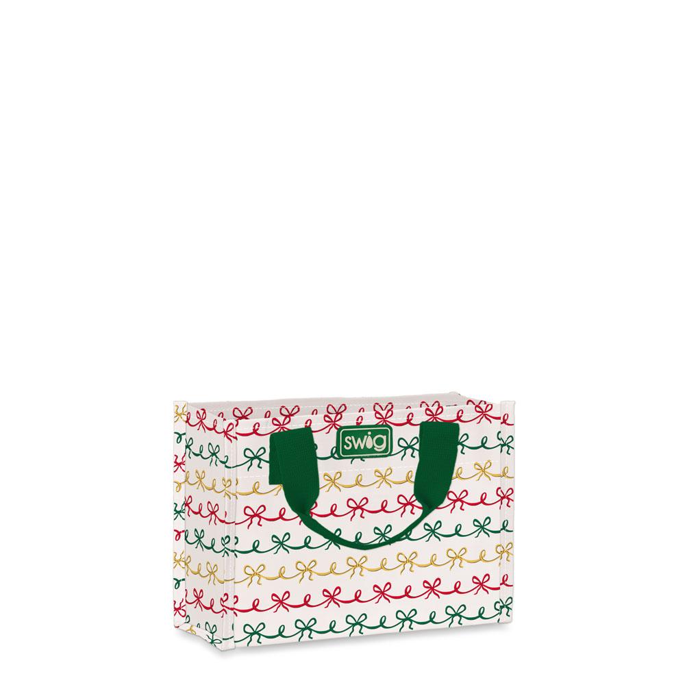 Christmas Bows Reusable Gift Bag (Small)