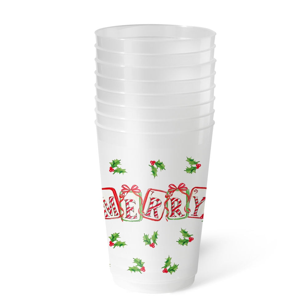 Merry Mahjong Frost Flex Cup 20oz