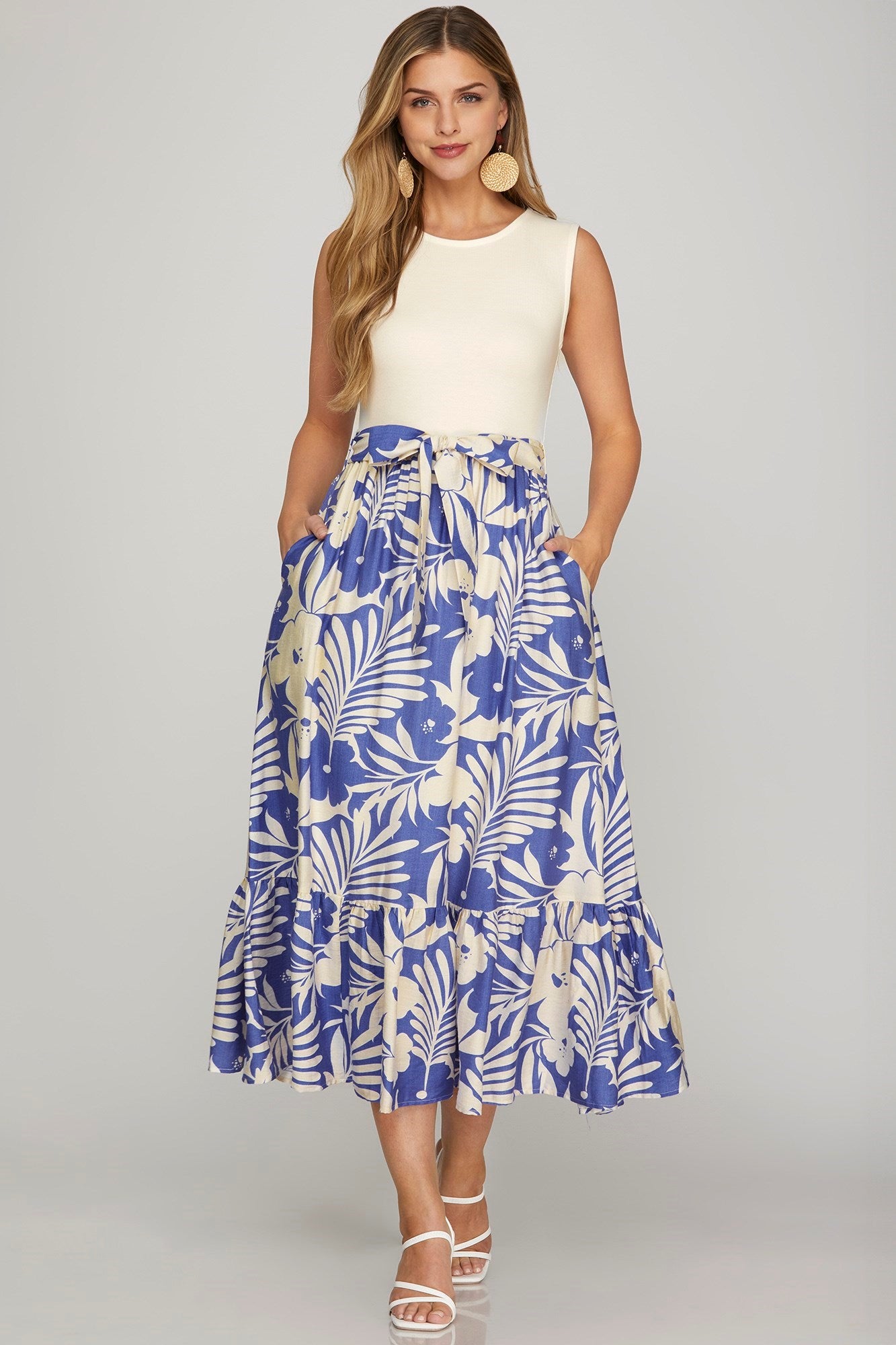Floral Sleeveless Dress