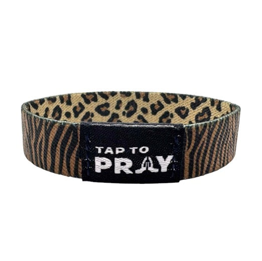Tap To Pray™ Safari Leopard Wristband