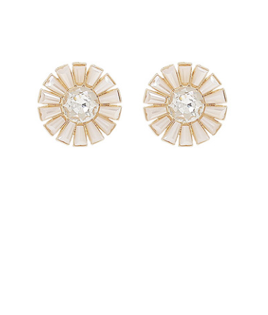 Glass Flower Earrings
