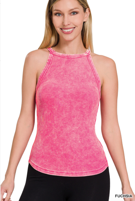 Washed Ribbed Cami