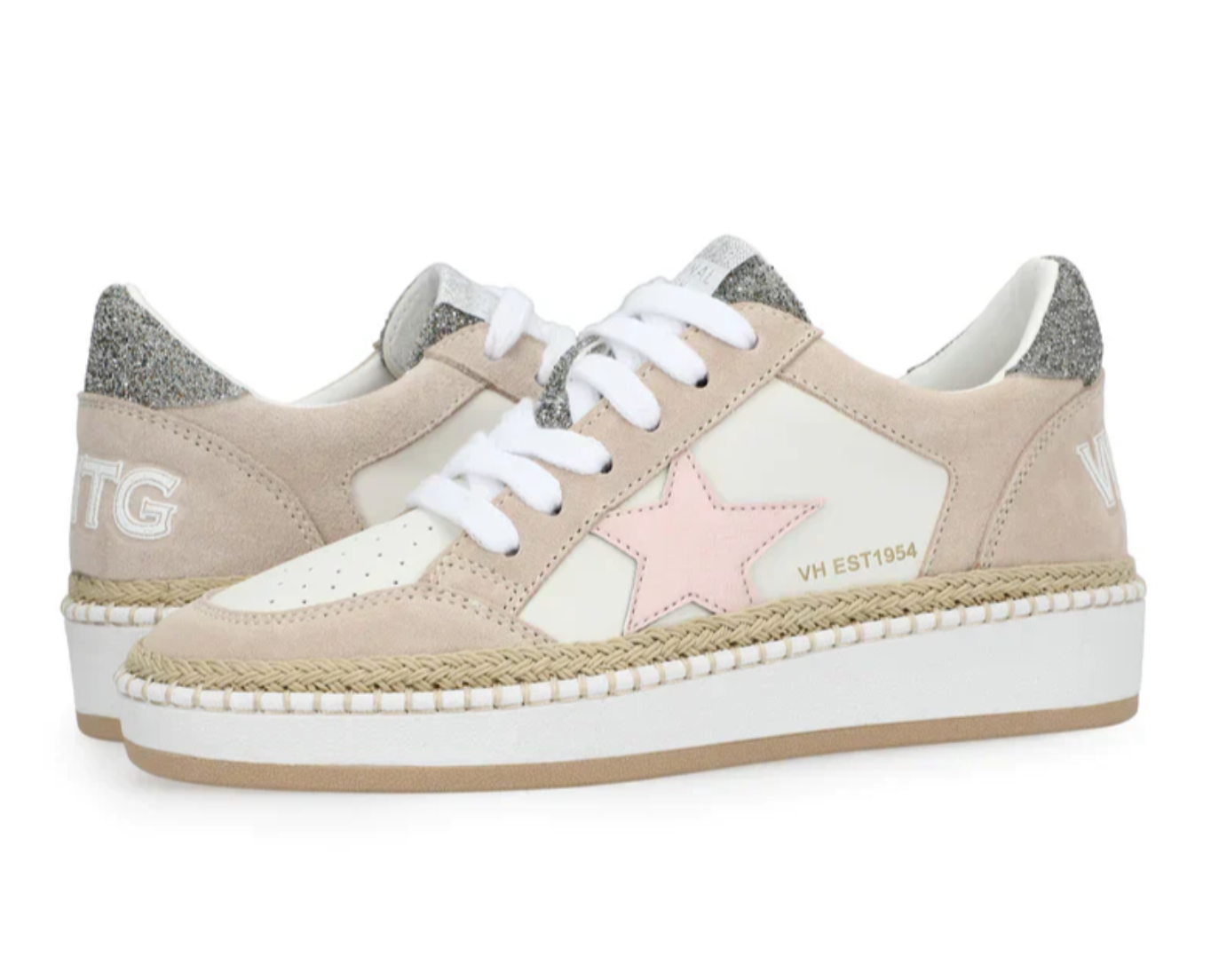 Vintage Havana Raffia Star Sneakers