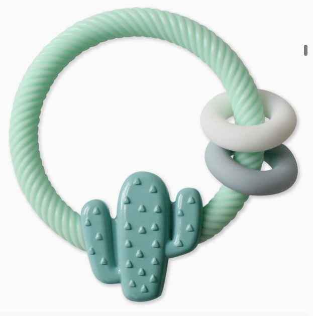 Ritzy Silicone Teether Rattles