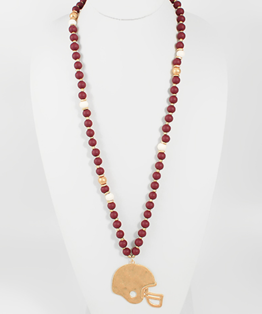 Football Helmet Necklace
