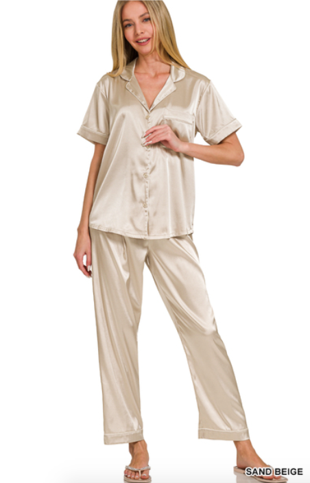 Satin PJ Set