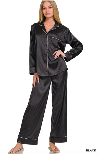 LS Satin PJ Set
