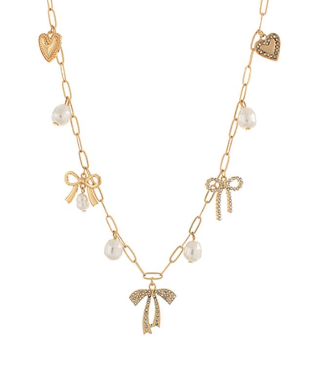 Pearl Charm Necklace