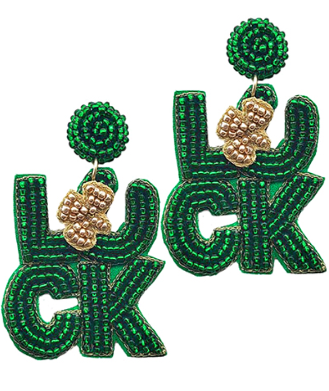 Luck Beaded Earrings