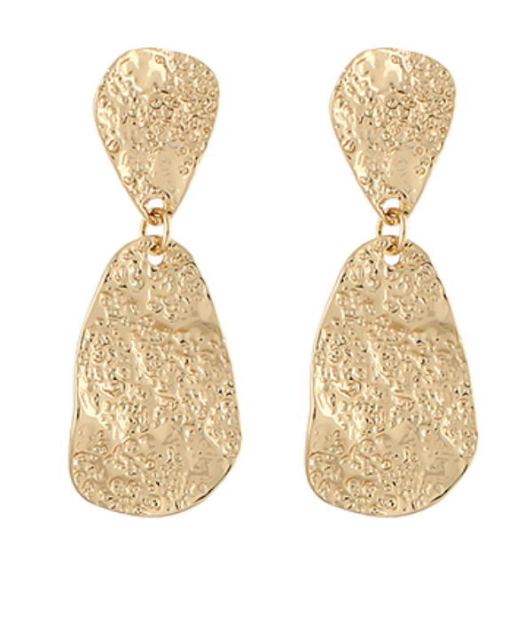 Textured Dangle Earrings
