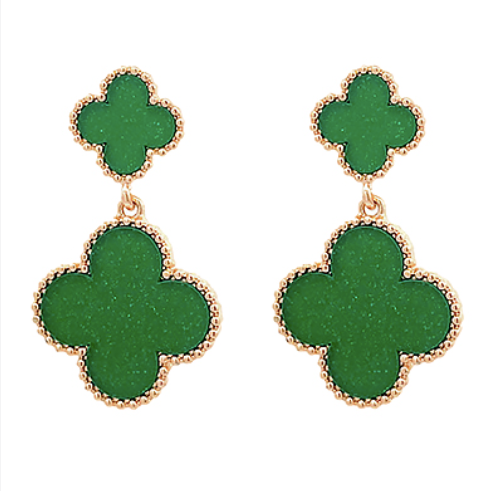 Clover Drop Earrings