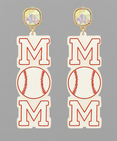 Baseball Mom Earrings
