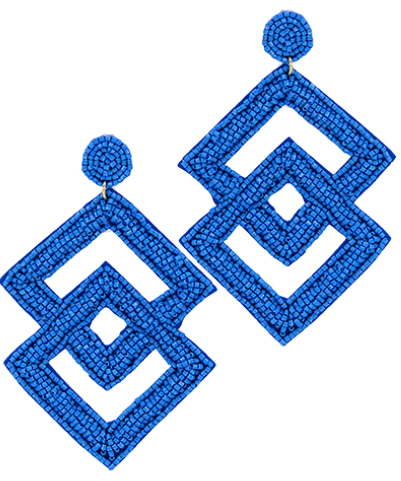 Double Diamond Earrings