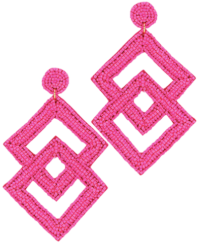 Double Diamond Earrings