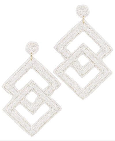 Double Diamond Earrings