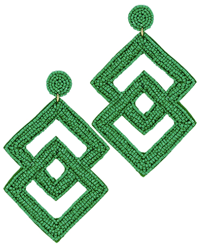 Double Diamond Earrings