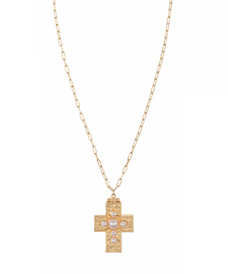 Cross Locket Necklace