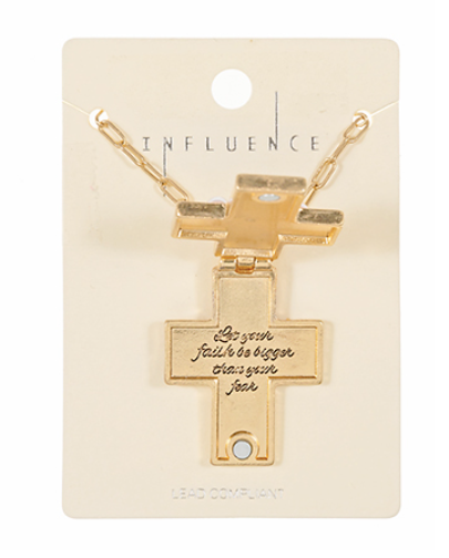 Cross Locket Necklace