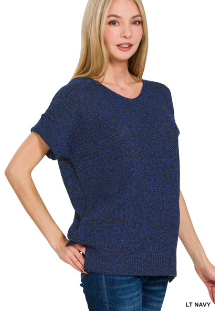 Front Seam Sweater Top