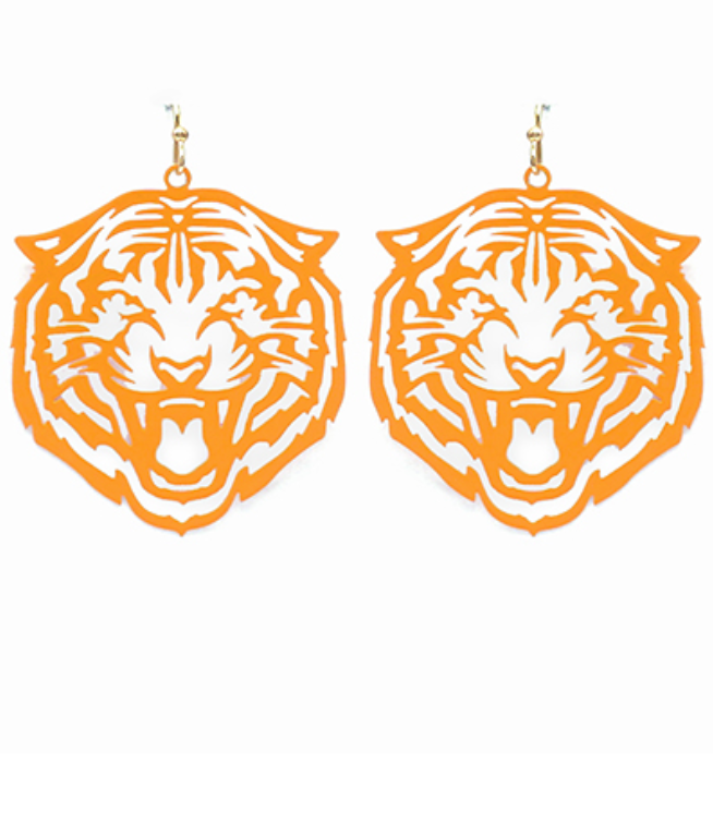 Tiger Filigree Earrings