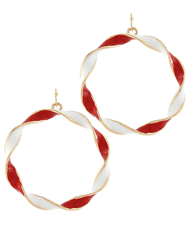 Gameday Twisted Epoxy Hoops