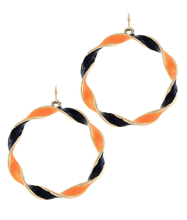 Gameday Twisted Epoxy Hoops