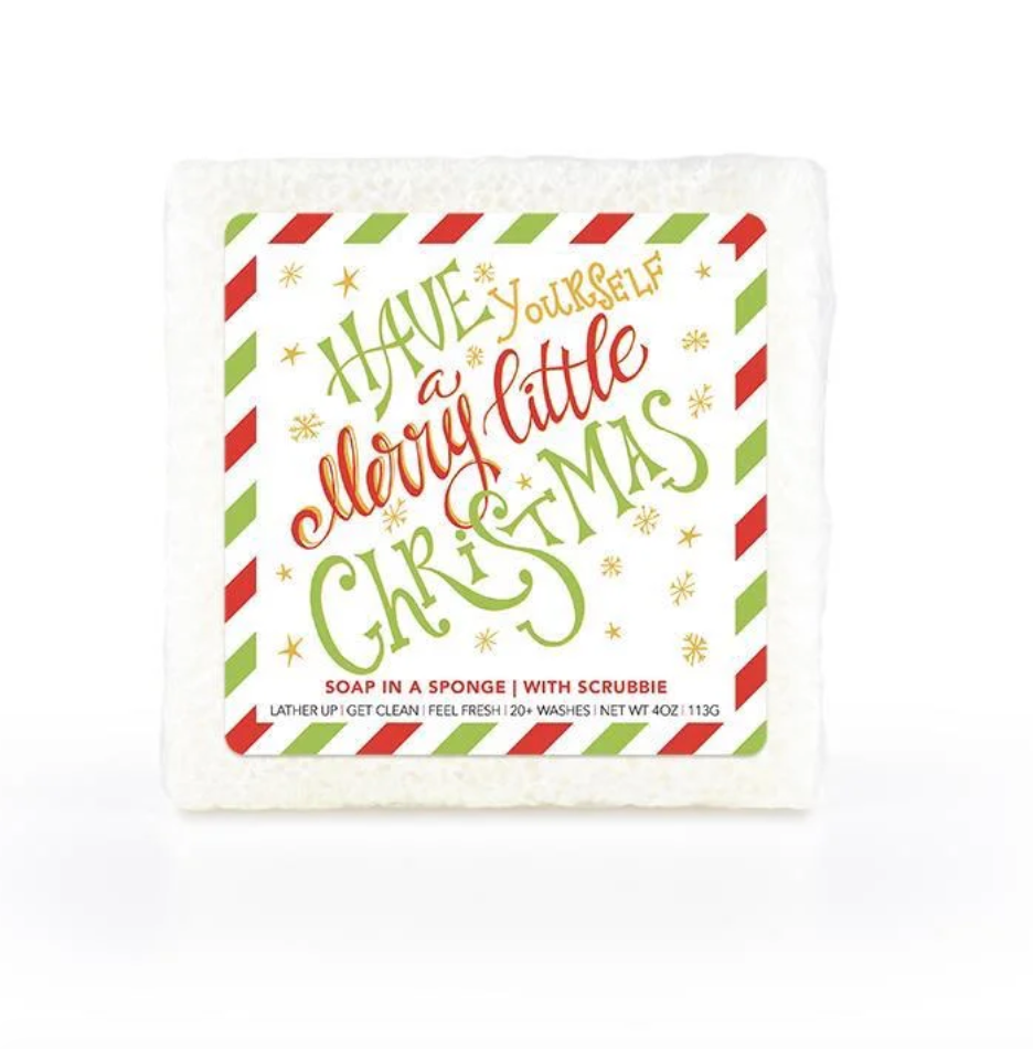 A Merry Little Christmas Caren Soap Sponge