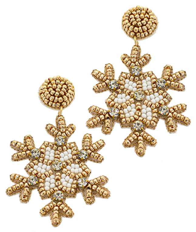 Holiday Beaded Earrings