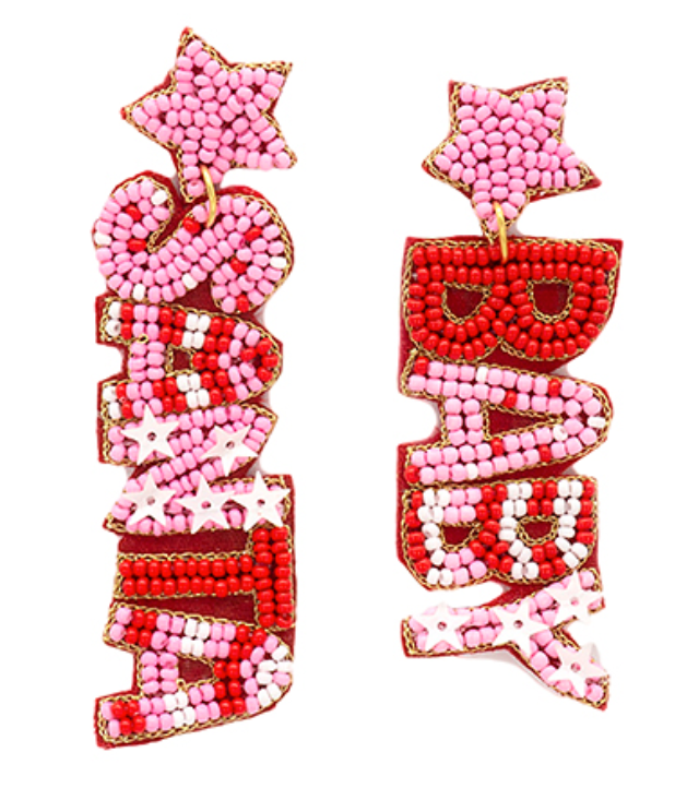 Holiday Beaded Earrings