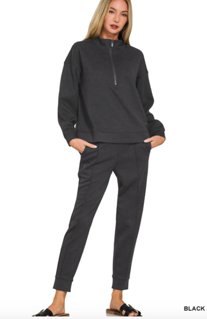 Scuba Half Zip Jogger Set