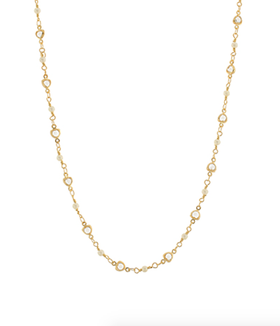 Heart & Pearl Necklace