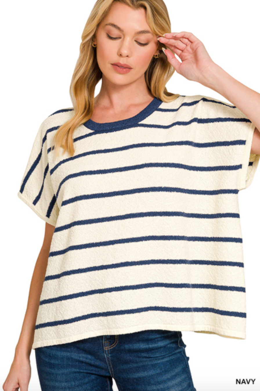 Striped Oversized Sweater