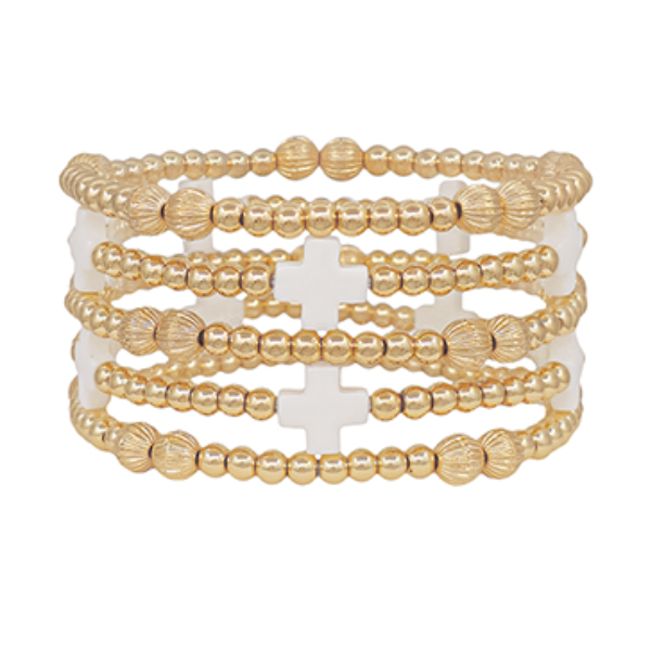 Color Cross Bracelet Set