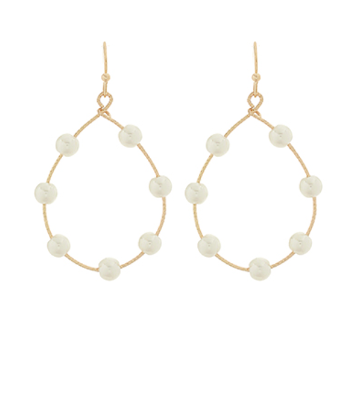 Teardrop Pearl Earrings