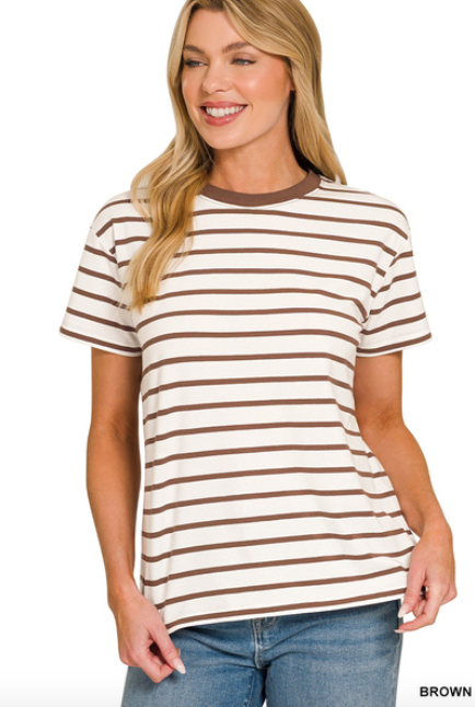 Striped Crew Top