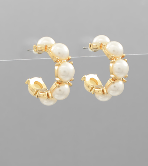 Chunky Pearl Earrings