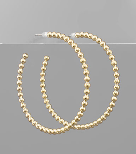 50mm Ball Textured Hoops