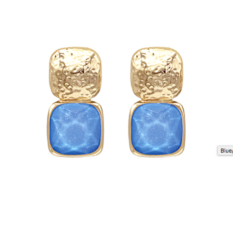 Bold Square Earrings