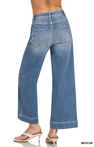 Medium Pintuck Wide Pants