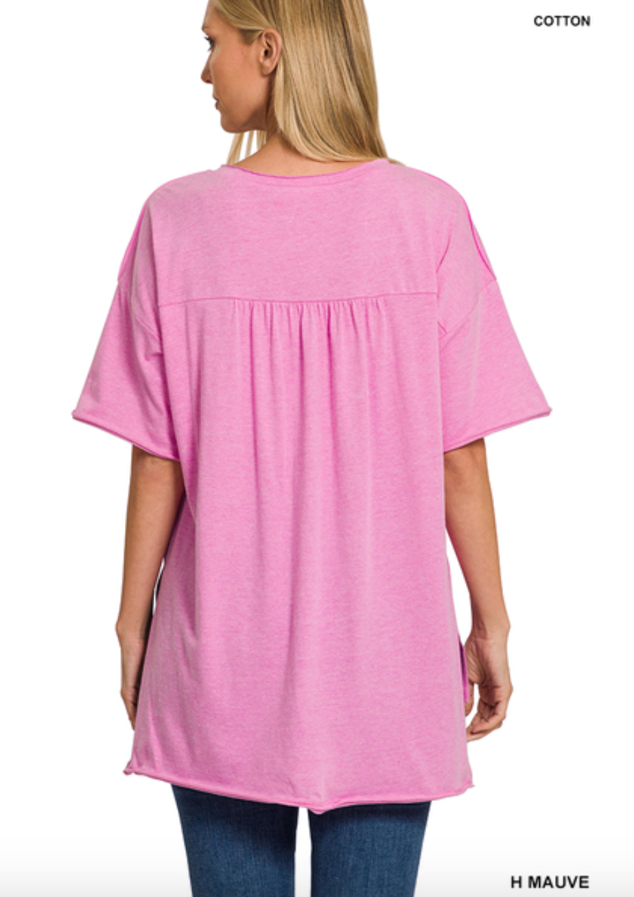 Raw Edge Boyfriend Tee