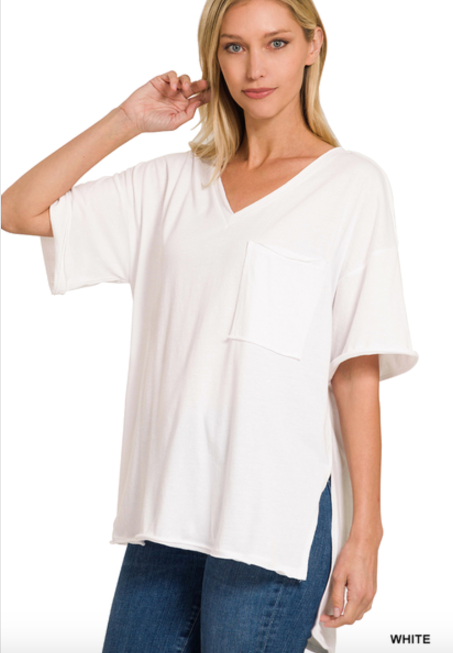 Raw Edge Boyfriend Tee