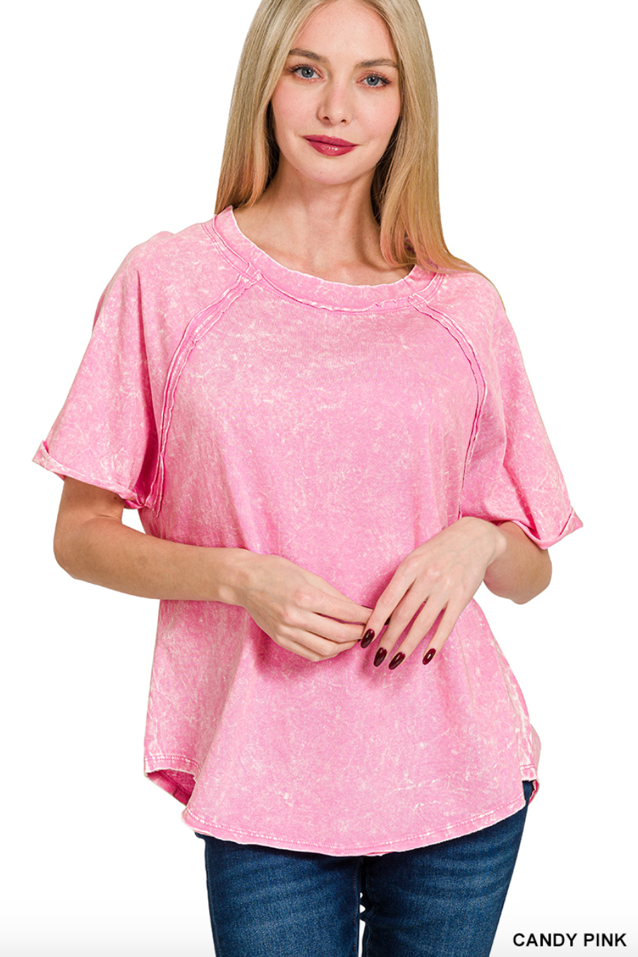 Washed Raglan Tee