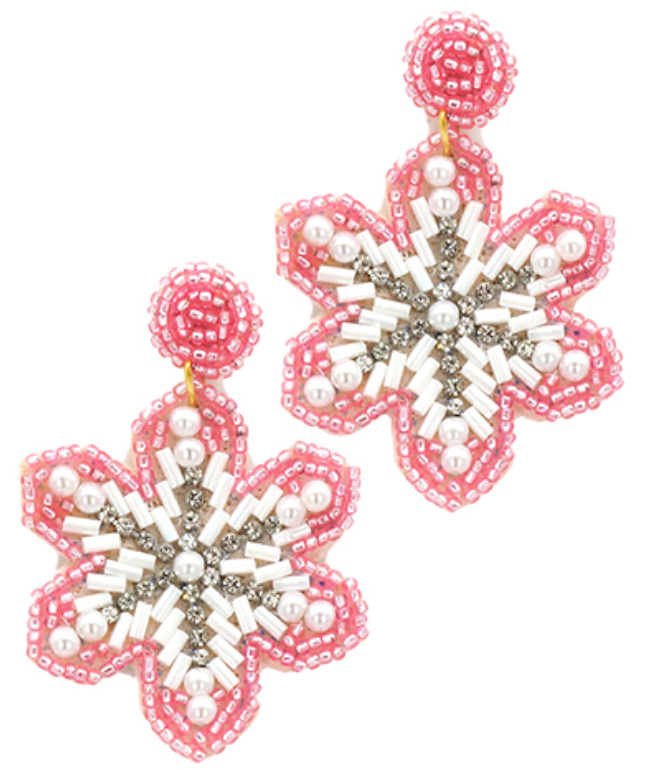Holiday Beaded Earrings