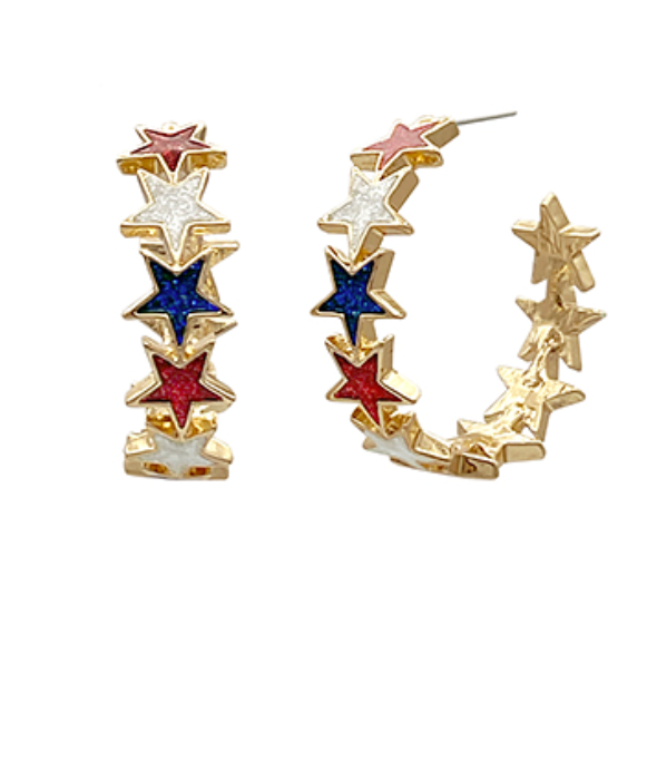 Patriotic Earrings