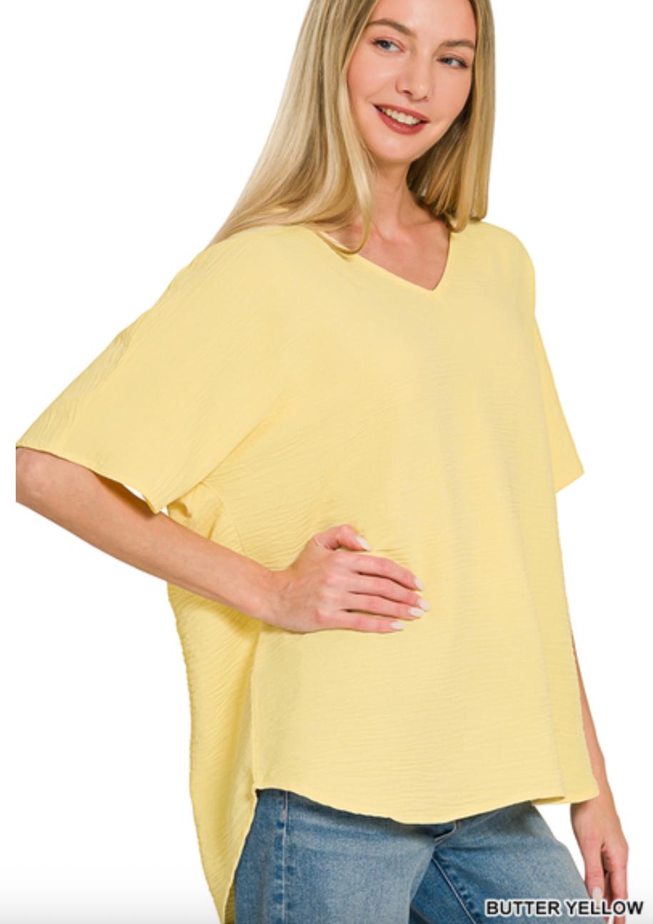 Woven Airflow Top