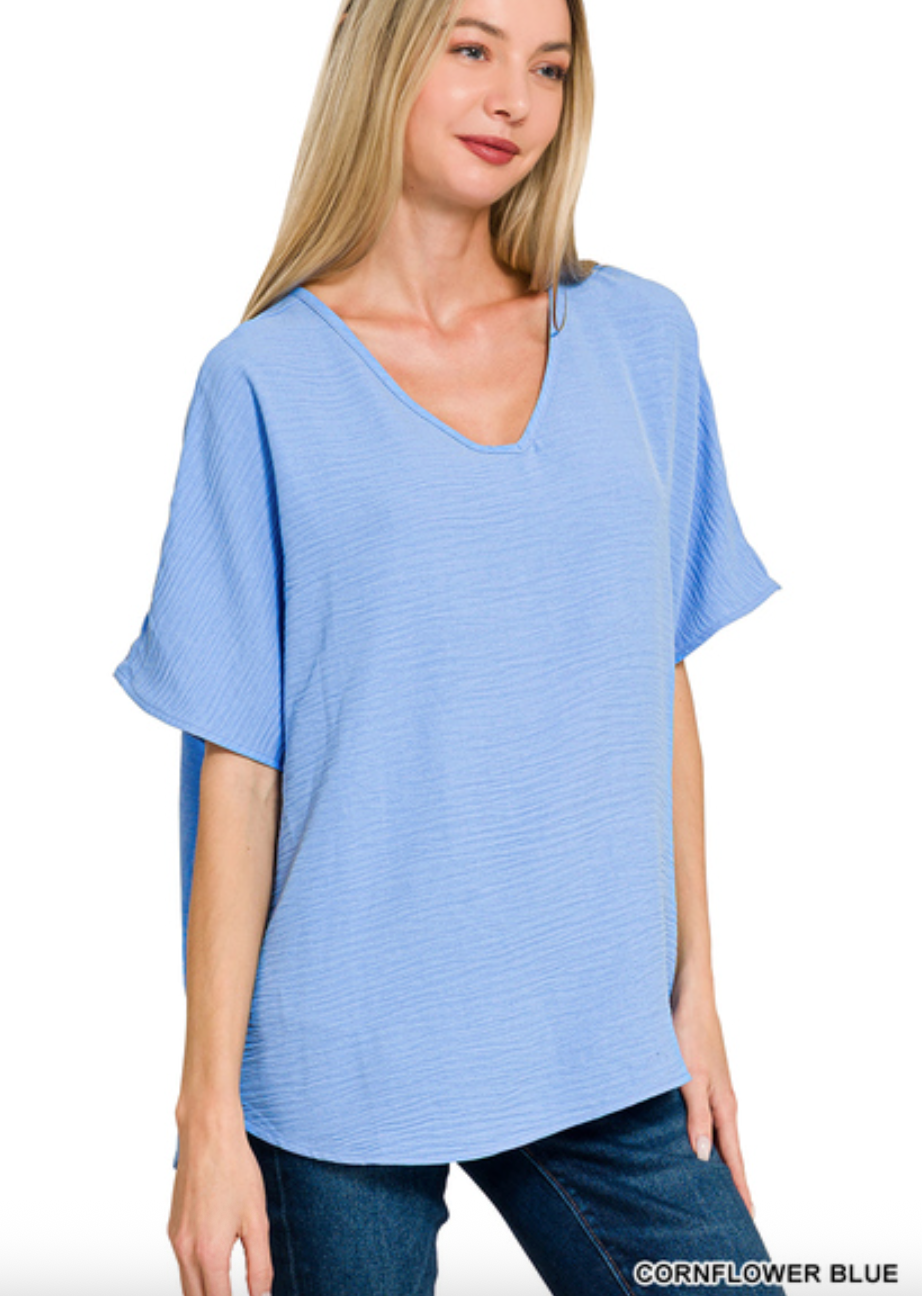 Woven Airflow Top